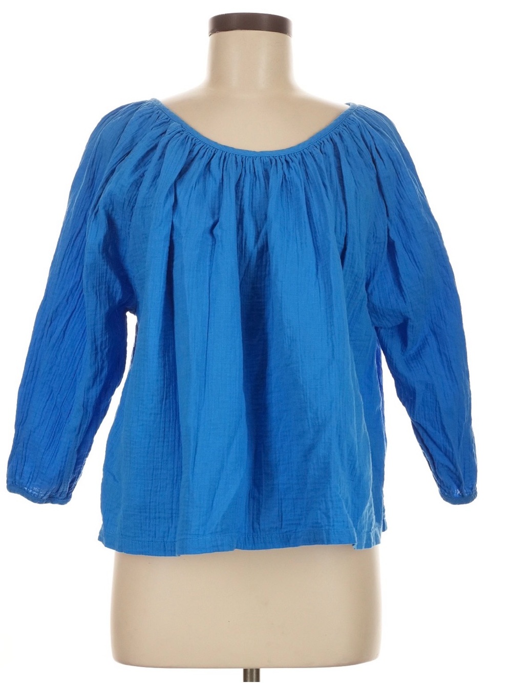 ATELIER DELPHINE Organic Cotton Aftan Crinkle Top Size Medium VGUC